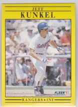 M) 1991 Fleer Baseball Trading Card - Jeff Kunkel #292 - $1.97