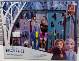 Disney Frozen II 30-Piece Stationery Gift Set Kids Toy Elsa Anna Hans Ol... - £7.98 GBP