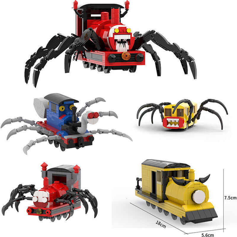 Choo-Choo-Charles Building Blocks Set Horror Game Spider Train Model Bri... - $20.22+
