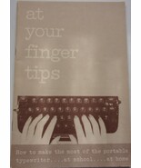 Vtg Remington At Your Finger Tips How to Make The Most Of The Typewriter... - $8.99