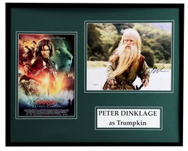 Peter Dinklage Signed Framed 16x20 Photo Poster Set JSA Narnia Prince Caspian - £118.69 GBP