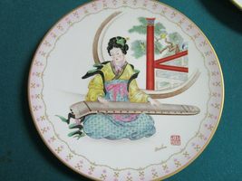 Boehm Plates Musical Maidens Compatible with Imperial Dynasties GONG/LUTE- Organ - £39.30 GBP