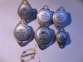 Lot of 6 Assorted Motorola Branded Power Transistors - Used Grab-Bag - £15.17 GBP