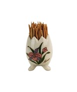 Porcelain Toothpick Holder, Hatched Egg, Hawaii Souvenir, Pink Orchid, T... - €8,42 EUR