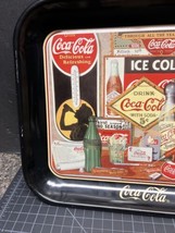 Vintage 1985 Coca Cola Metal Serving Tray, Through the Years Preowned - £12.54 GBP