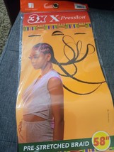 Sensationnel 3X X-Pression Pre-Stretched Braid - 58&quot; Color 99J - $9.90