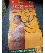 Sensationnel 3X X-Pression Pre-Stretched Braid - 58&quot; Color 99J - $9.90