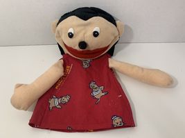 Mister Donut Japan Misdo Club hand puppet doll red seal sea lion print s... - $15.42