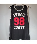 Forever 21 Shirt Womens Small Black Jersey Mesh West Coast California Ta... - £10.65 GBP