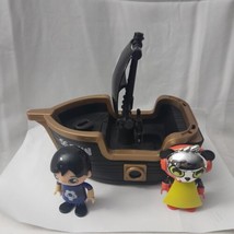 2019 Bonker&#39;s Toy Co. Ryan&#39;s World Ss Ryan Pirate Ship With 2 Figures - £11.65 GBP