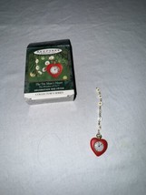 1998 The Tin Man&#39;s Heart The Wonders of Oz Hallmark Miniature Ornament V... - $7.84