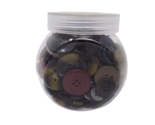 Crafter&#39;s Square Notions Assorted Buttons in a Jar - New - $6.99