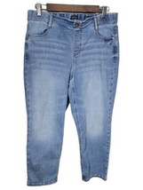 J. Jill Denim High Rise Straight Leg Jeans Womens 10 Blue Cropped - £22.74 GBP