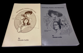 Buckskin Calico &amp; Lace SIGNED Oklahoma&#39;s Territorial Women Glenda Carlile Books - £37.31 GBP