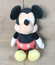 Disney Plush Jingling Mickey Mouse Lovey Stuffed Animal Bells Rattle - £10.89 GBP