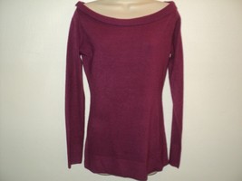 Sacred Threads Size Small Sweater, Magenta, Long Sleeves, Boat Neck, Acr... - £18.68 GBP