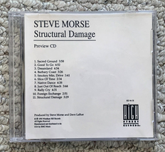 Steve Morse - Structural Damage - Preview CD - promo High StreetRecords ... - $15.00