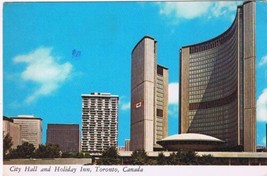 Postcard City Hall &amp; Holiday Inn Toronto Ontario - £1.73 GBP