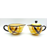 VTG Authentic Vernonware 2 Size Creamer Pitchers - 1 w/ Lid Metlox Made ... - $11.87