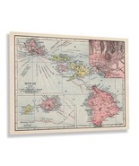 1912 Map of Hawaii Island Poster Print Wall Art - £31.45 GBP+