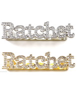 RATCHET Ring 2 - 3 Finger New Rhinestone High Fashion with Back Plate De... - £15.79 GBP