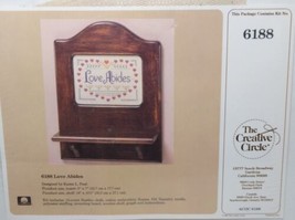 Vtg 1987 Creative Circle #6188 &quot;Love Abides&quot; Cross Stitch Kit, W/Shelf S... - $18.76