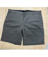 Mens Shorts Size 42 Flex Waist Stretch Waistband Flat Front Gray Old River - $338.70 MXN
