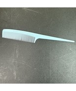Vintage Unbreakable Rat Tail Comb Light Blue USA Made Styling Teasing Tool - $22.07 CAD