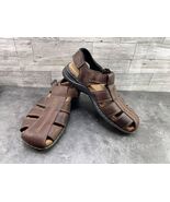 Dr. Scholls Camden Men Shoes Brown 9 M Leather Casual Fisherman Hiking S... - $686.80 MXN