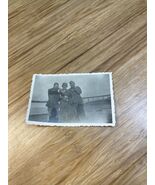 Antique World War 2 WWII Era Photograph Soldiers Uniform Beach KG JD - $218.02 MXN