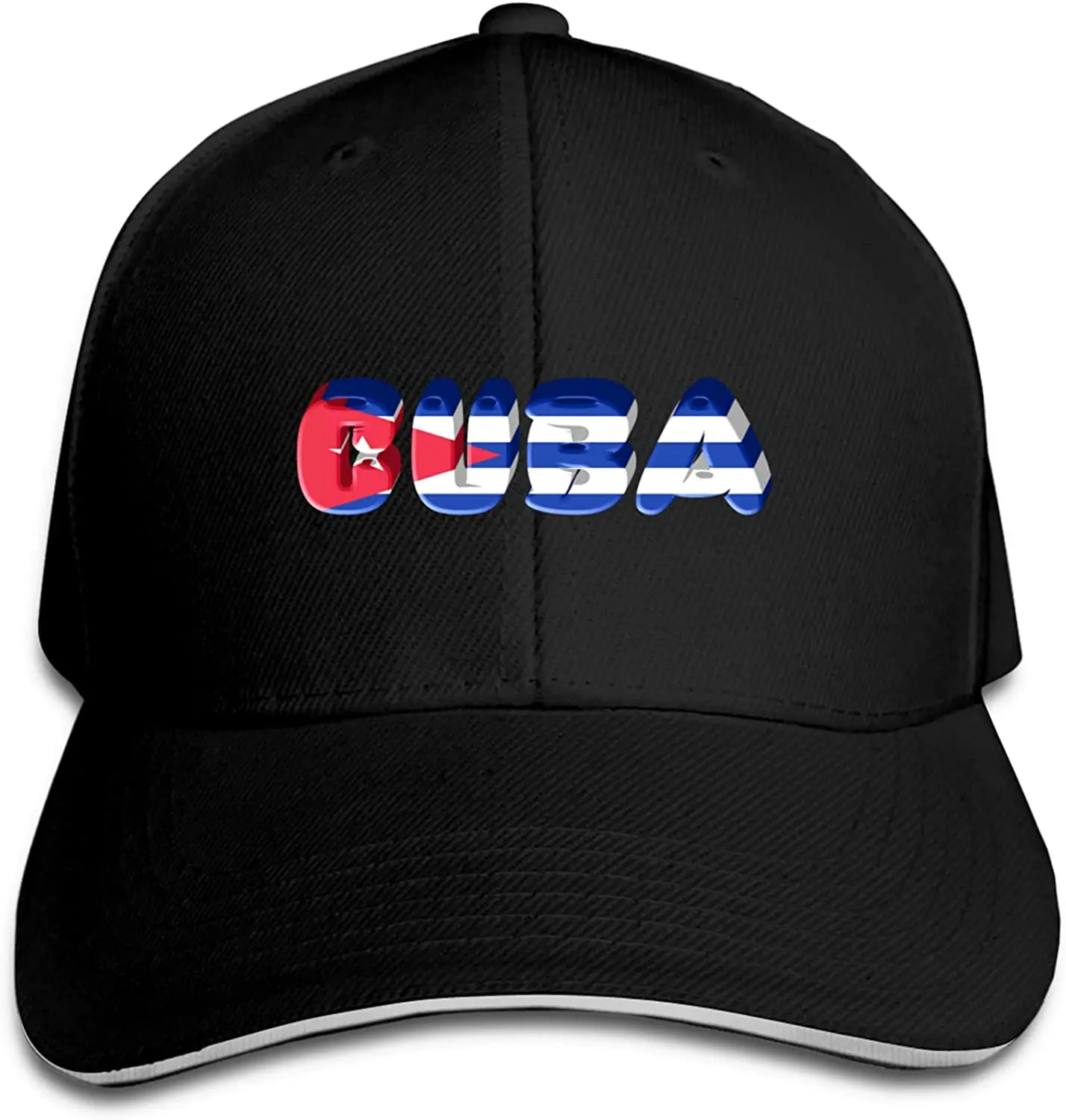 Cuba Flag Map Viva Cuba Libre 100% Cotton Hat Unisex Baseball Cap Snapback - £13.48 GBP