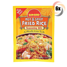 6x Packets Sun Bird Hot &amp; Spicy Fried Rice Authentic Taste Seasoning Mix... - £14.69 GBP