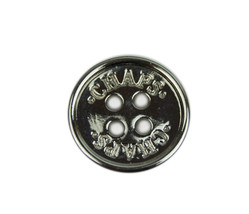 Ralph Lauren CHAPS Silver Metal Sleeve or Pocket Replacement  button .60&quot; - $2.86