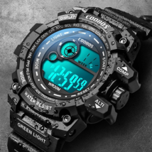 New Durable LED Digital Military Sports Wrist Watch Waterproof Outdoor UK - £17.89 GBP