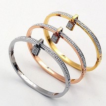 Style: Gold - Love Locked Bracelet With A Charm - $89.99
