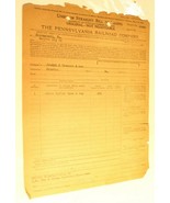 Vintage Pennsylvania Railroad Company Invoice April 12 1923 - £9.84 GBP