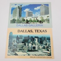 Dallas Texas Postcards Lot Of 2 Convention Center And Galleria  - £3.15 GBP