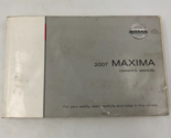 2007 Nissan Maxima Owners Manual Handbook OEM L04B44027 - $26.99