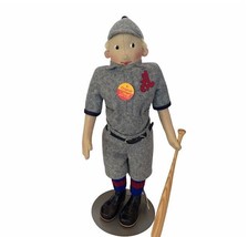 Steiff Baseball Player Germany 18&quot; stuffed animal plush figure 411656 tag vtg  - £355.29 GBP