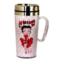 Spoontiques - Insulated Travel Mug - Betty Boop Brains Coffee Cup - Coff... - $21.99