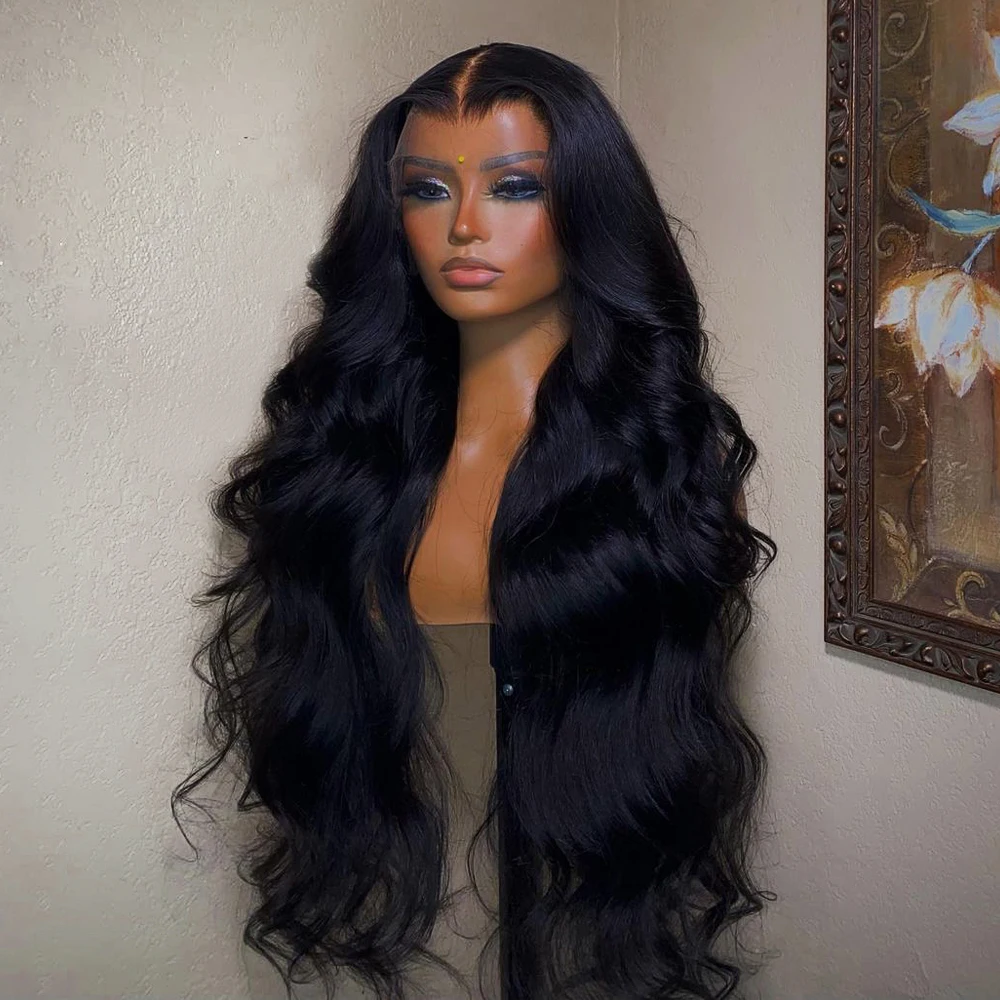 13x6 HD Lace Frontal Wig Body Wave Transparent Lace Front Human Hair Wi - £54.21 GBP+