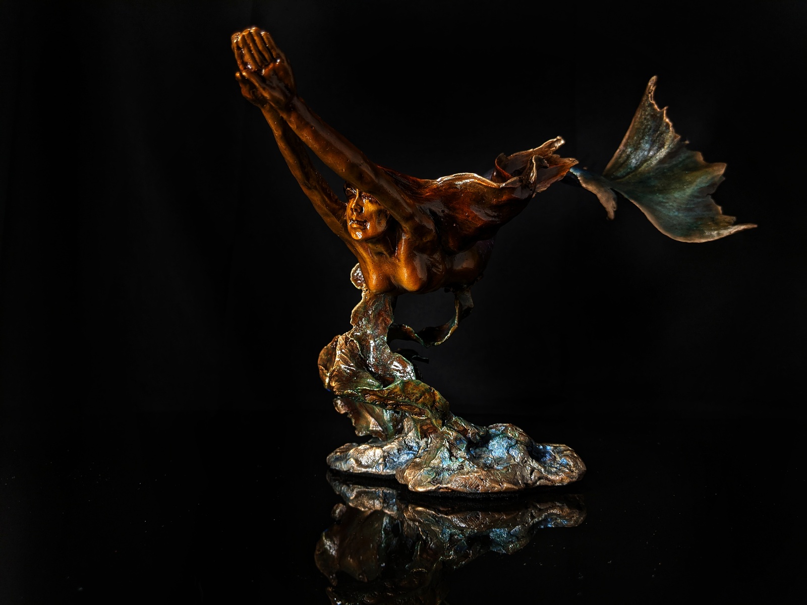 Mark Hopkins Bronze Mermaid  Item image 13