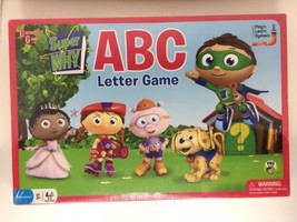 Super Why ABC Letter Board Game University Games PBS Kids 2012 Sealed NEW  - £9.42 GBP