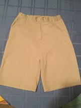 Austin Clothing Co. uniform shorts Size 10 boys khaki flat front - £10.21 GBP