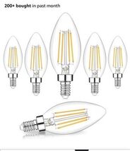 E12 Candelabra LED Light Bulbs 60 Watt Equivalent, 550 Lumen, Warm White... - €11,02 EUR