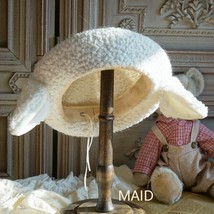 design sheep ear plush beret lamb  ita hand-made - £111.88 GBP