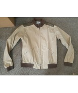 EUC VTG 1980&#39;s Women&#39;s AFRC Boutique Ski Jacket Bomber Brown Tan Jacket ... - £45.03 GBP