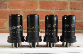 6S7J JAN 6SJ7 Vacuum Tubes Ken Rad Sylvania GE Lot of 4  TV-7 Tested Strong - $18.50