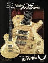 2007 Dean Soltero Series Guitar in Quilted Gold 8 x 11 advertisement ad ... - £3.36 GBP