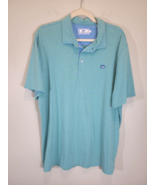 Southern Tide Mens Sea Foam Green Striped Short Sleeve Pima Cotton Polo ... - $19.48 CAD